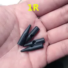 200 шт. татуаж татуировки аксессуары черный игла шляпа Размеры 1R соответствующие татуировки Запчасти питания