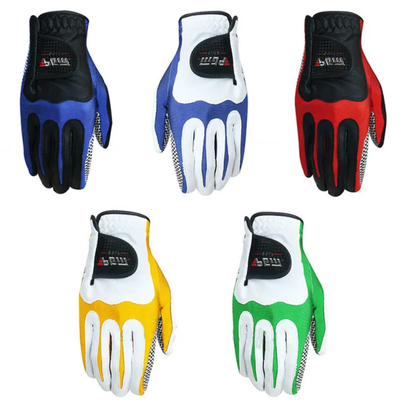 

Genuine PGM Men's Golf Fiber Cloth Gloves New Left/Right Hand GloveMagic Elastic Particles Women Slip-resistant Accessories 2018