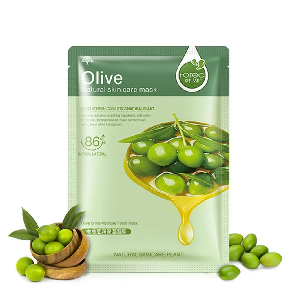 

Face Mask Olive Plant visualsource Moisturizing Oil Control Blackhead Remover Mask