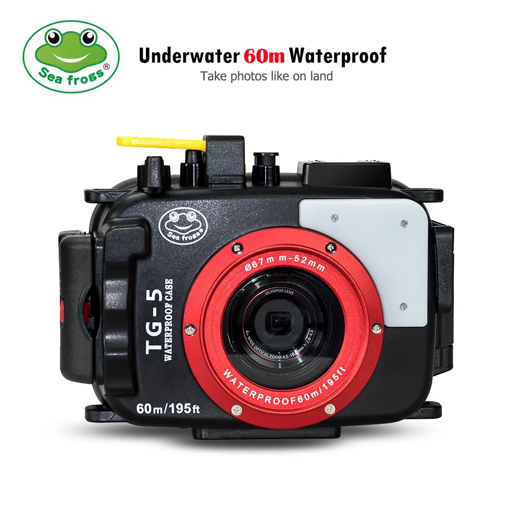 Seafrogs For Olympus TG 5 Case 40m/130ft TG5 Underwater Diving Camera