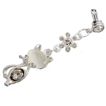 

common dust-proof plug for Smartphone earphone jack Mobile earphone jack cover cute cat