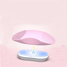 Водонепроницаемый силиконовый инструмент для очистки лица, массажер для глубокой очистки вибраций