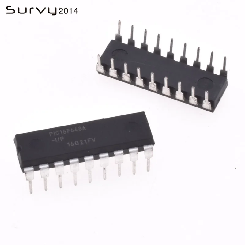 1 шт./лот PIC16F648A I/P DIP 18 DIP18 16F648A шпильки IC|Интегральные схемы| |