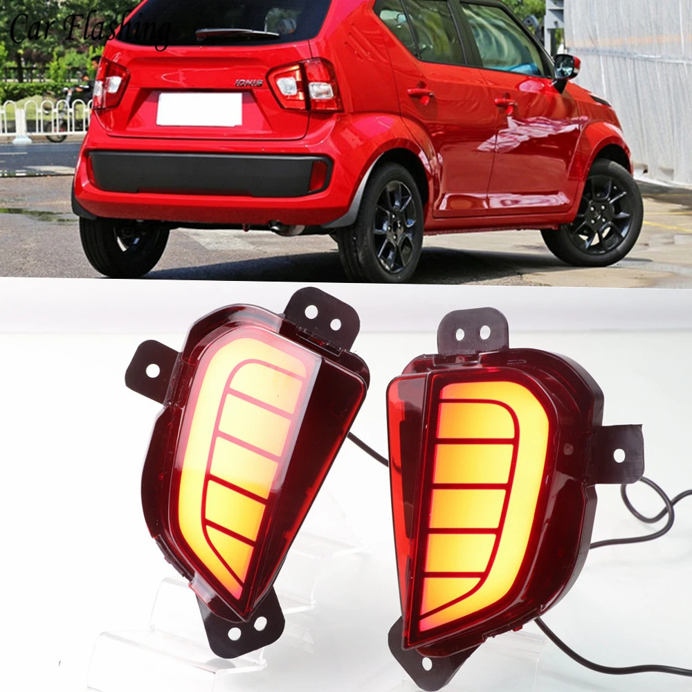 Автомобильный мигающий фонарь для Suzuki Ignis 2016 2017 2018 2019 светодиодные стоп-сигналы