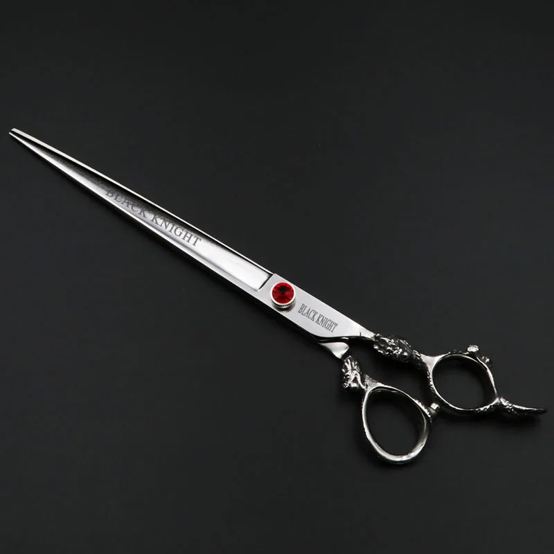 Lidar com Salão de Beleza Tesouras do Cabelo Polegada Profissional Cabeleireiro Tesoura Personalidade Safira Dragão Barbeiro Dedicado 9 7 Tesouras de cabelo
