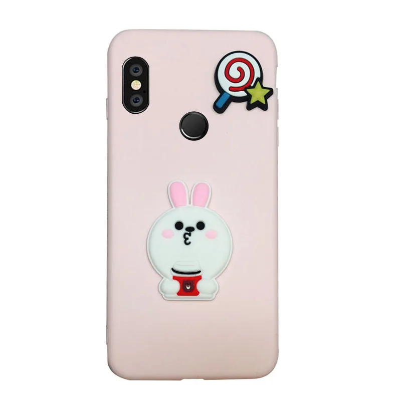 DIY 3D милый медведь чехол для Xiaomi Redmi K20 Pro Мягкий силиконовый Note 7 S2 5 Plus 6 конфетный