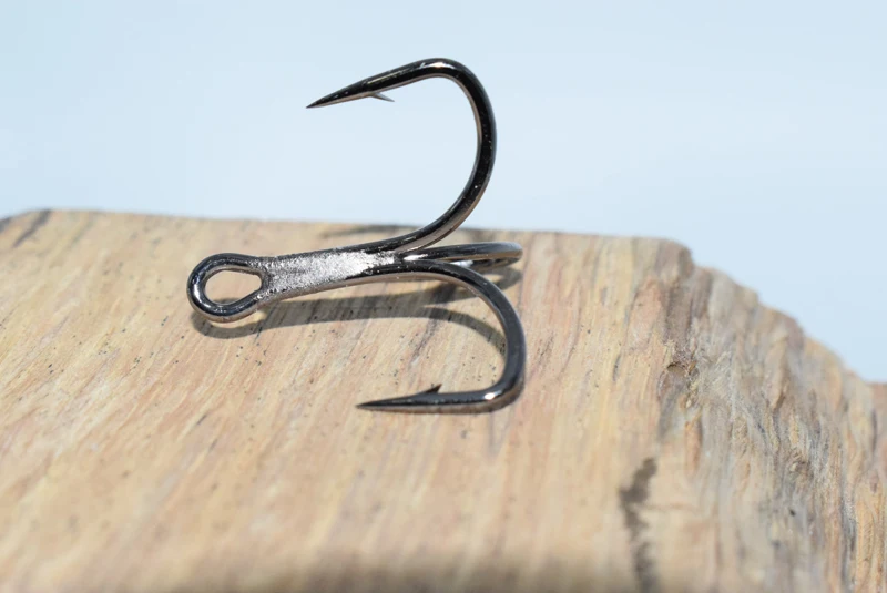 carbono alto preto nickle farpado jawlock ganchos