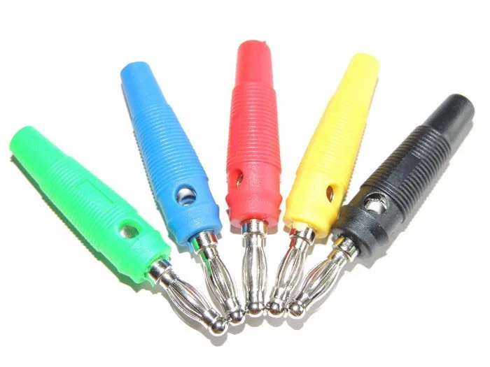 20-pcs-5-Color-Amplifier-Speaker-Binding-Post-Nickel-Plated-4mm-Banana-Jack-Plug-FOR-Audio