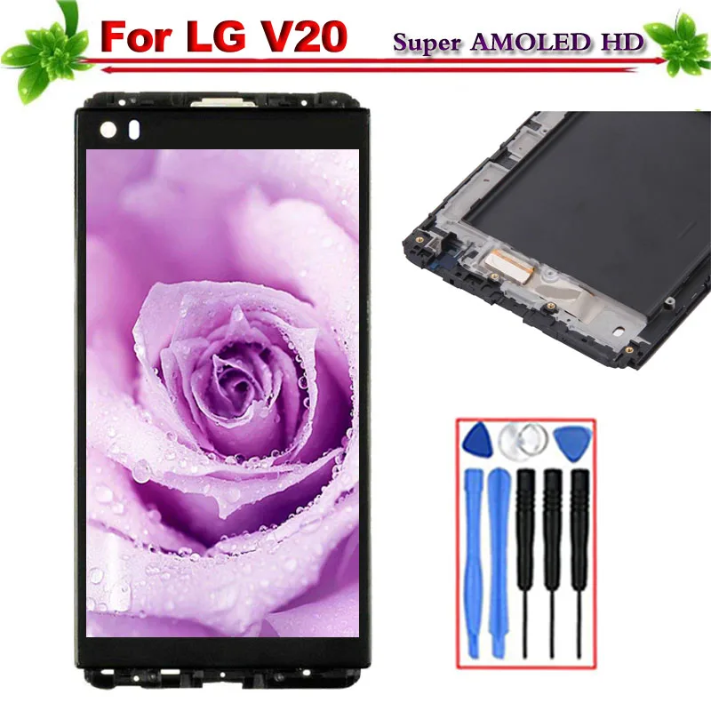 

5.7' for LG V20 LCD Display Touch Screen Digitizer Assembly for LG V20 lcd display with Frame VS995 VS996 LS997 H910 replacement