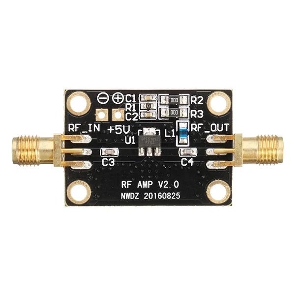 

Low Noise LNA 0.05-4G NF=0.6dB RF Amplifier Signal Receiver Module For FM HF VHF / UHF Ham Radio