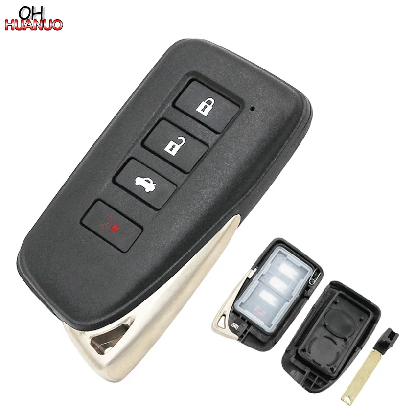 

3+1/4 Buttons Smart Remote Car Key Case Fob Shell for LEXUS IS/ES250 NX200 GS300