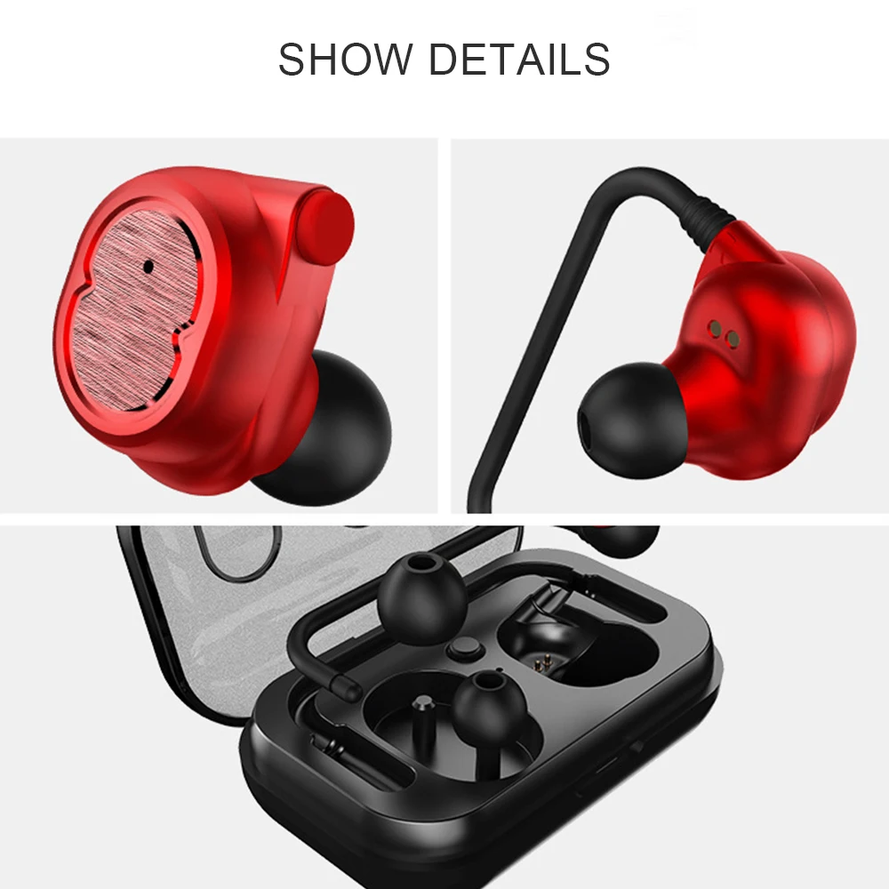 Мини наушники с громкой связью 2 4 ГГц Bluetooth V4.1 зарядным устройством беспроводные