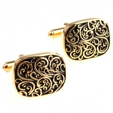 TZG03374-2 Gold Enamel Cufflink Cuff Link 2 Pairs Free Shipping Promotion | Украшения и аксессуары