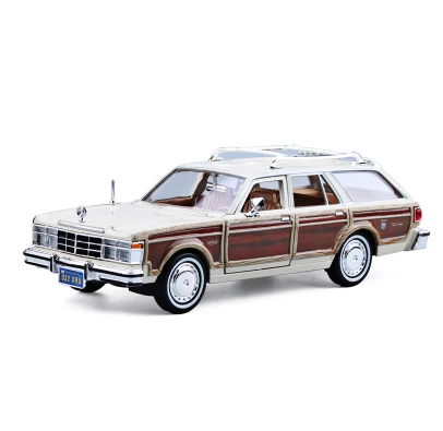 Высокая симитация 1:24 Масштаб Chrysler LeBaron ретро сплав классический автомобиль металлическая модельная станция вагон игрушки коллекция - Цвет: B