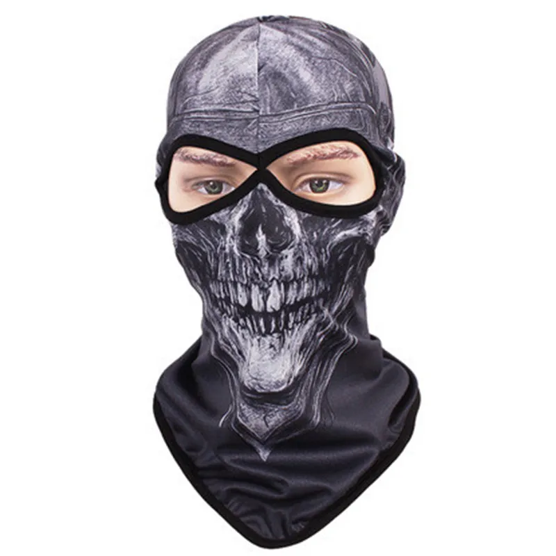 Ветрозащитная маска для лица, шарф, дизайн, Балаклавы для велосипеда с черепом, маска для лица, маска для езды на велосипеде и мотоцикле