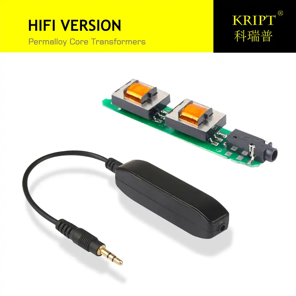 Hifi Ground Loop Isolator For Audiophile Car Noise Filter