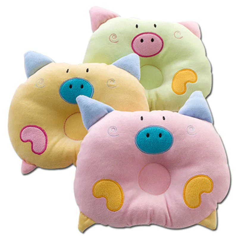 

Baby Shaping Soft Pillow Anti-rollover Cotton Lovely Cartoon Sleep Head Positioner Elephant Head Protection Newborn J0047