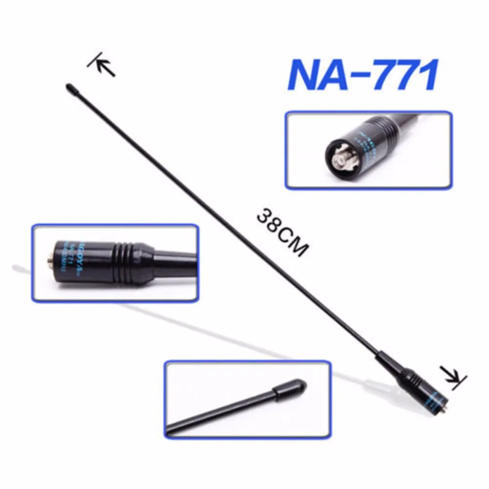 2 шт. Двухдиапазонная рация NAGOYA антенна Baofeng VHF/УВЧ SMA Женская для портативного