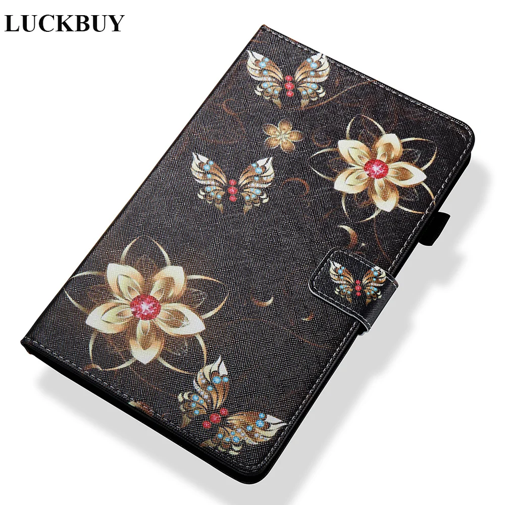 LUCKBUY For Amazon Kindle Fire HD 8 inch Tablet Case Eiffel Tower