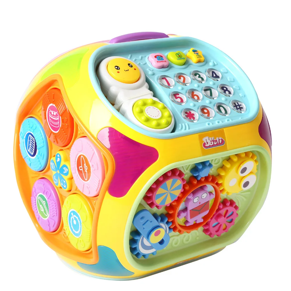 Learning& Education Multifunctional Musical Toys Baby Fun Heptahedron House Educational Toys For Kid Children Music Box