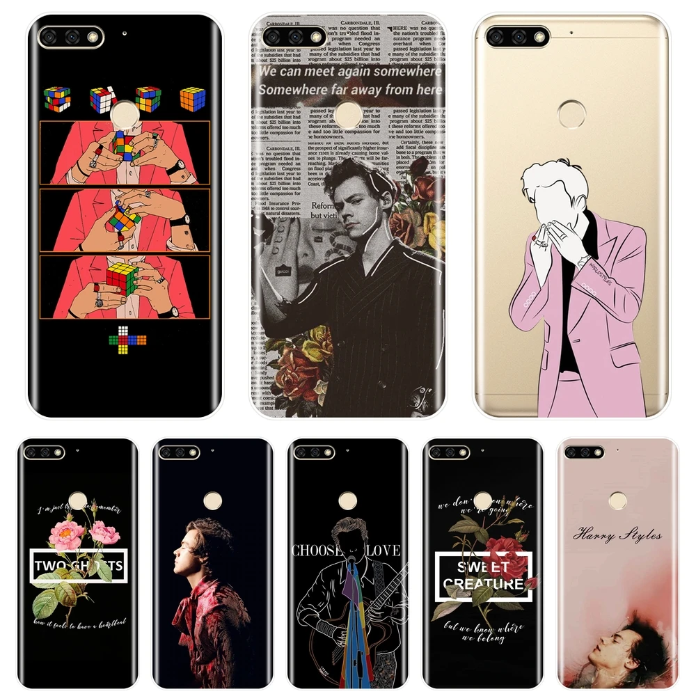

Harry Styles Back Cover For Huawei Honor 7 8 9 10 Lite Soft Silicone Phone Case For Huawei Honor 7 7S 7X 7A 7C Pro 10 9 8 8X MAX