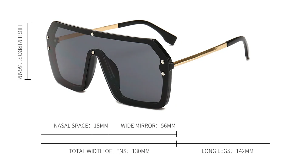 Fashionable Square Sunglasses detail (4)