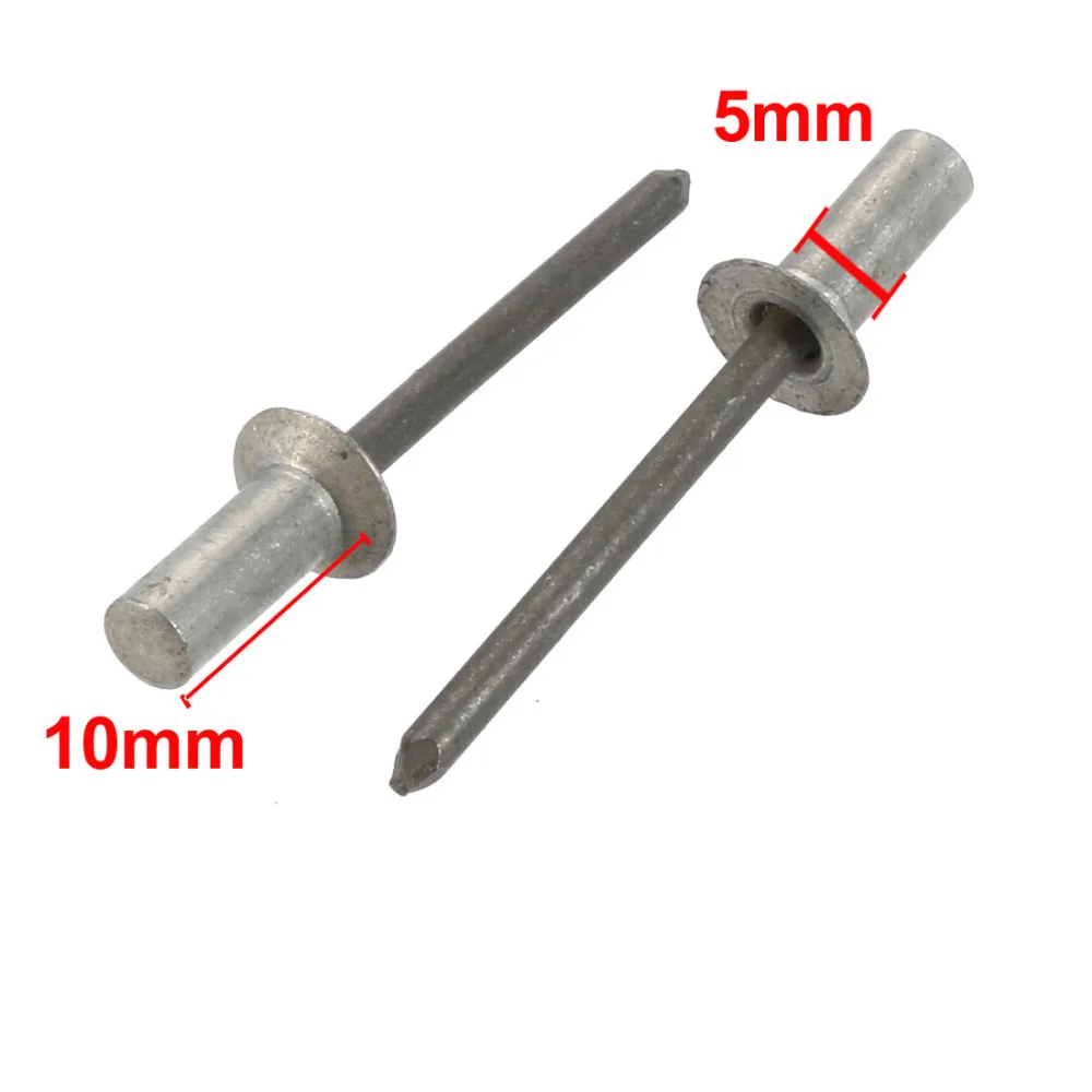 UXCELL 100pcs Rivets 5x13mm Aluminum Countersunk Head Closed End Blind