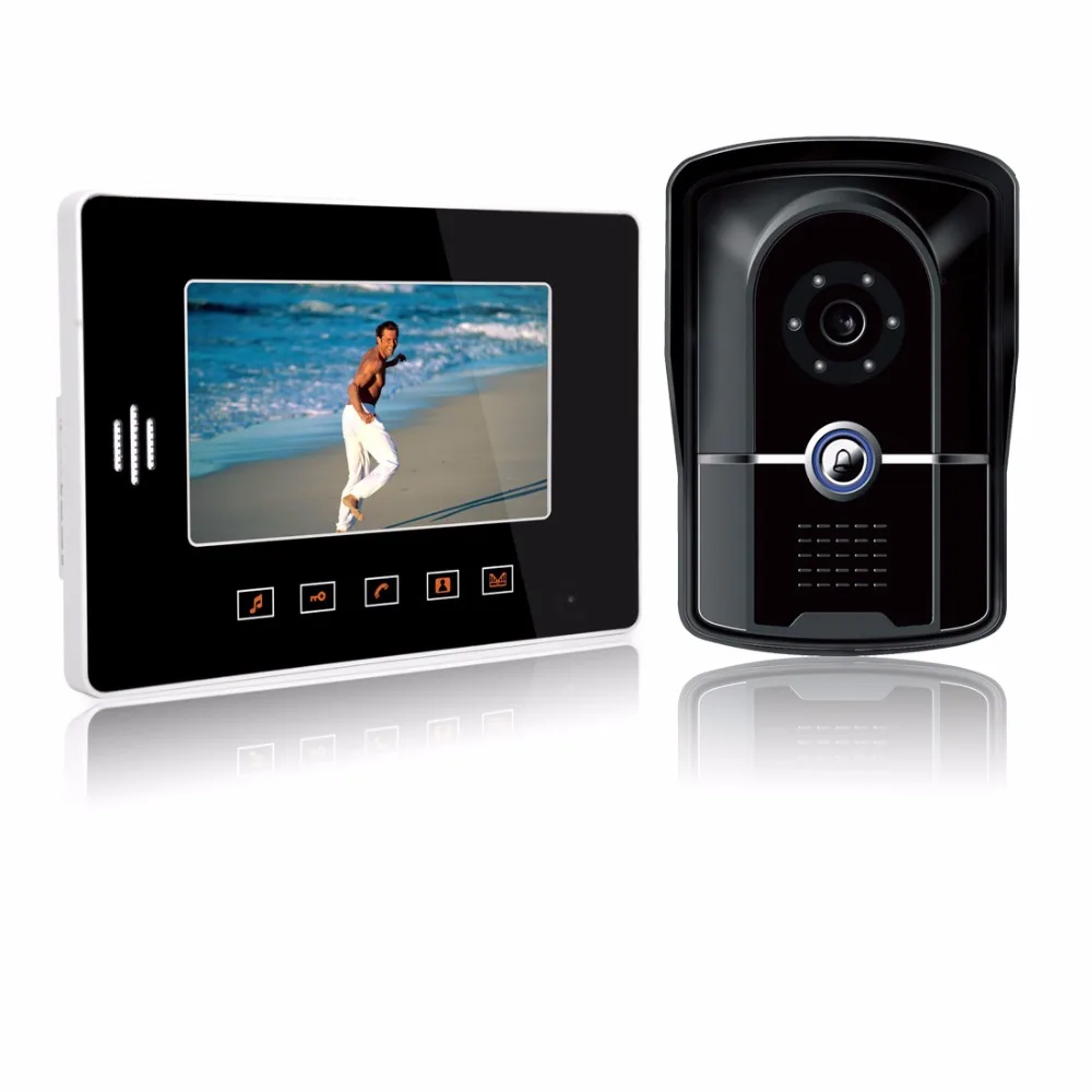 SYSD 7''TFT LCD wired video doorbell Ring doorbell IP55 level