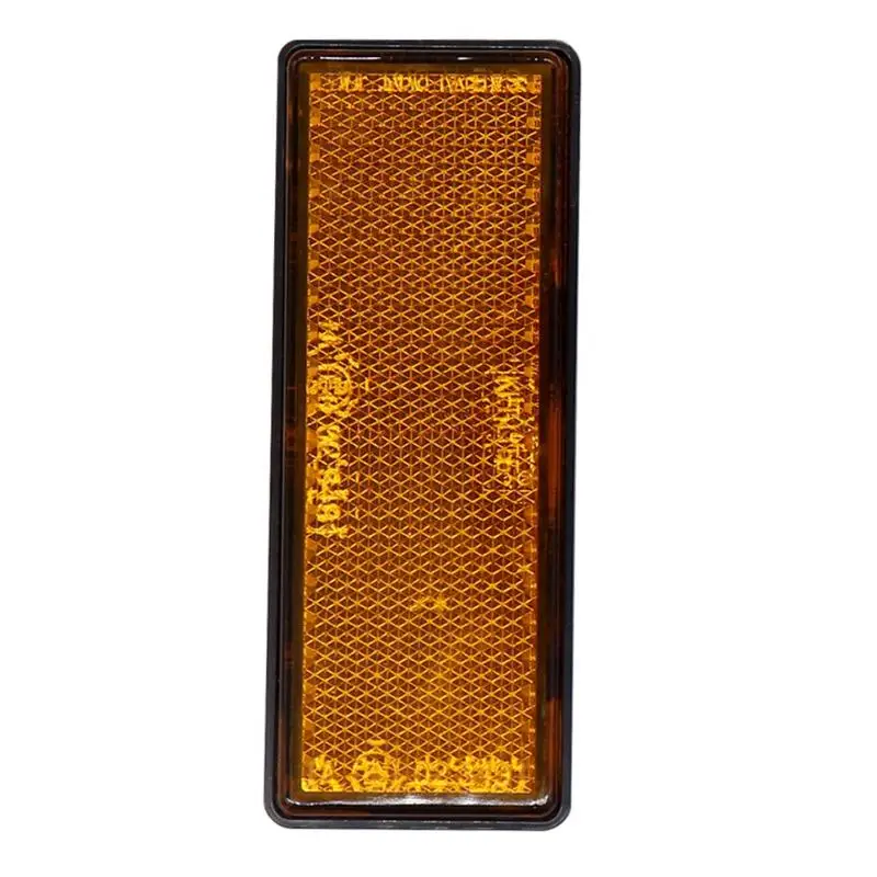 Автомобильные огни 10 шт./компл. Янтарный, оранжевый клей-отражатели предупреждающий знак светоотражающая лента IP67 для грузовика прицепа