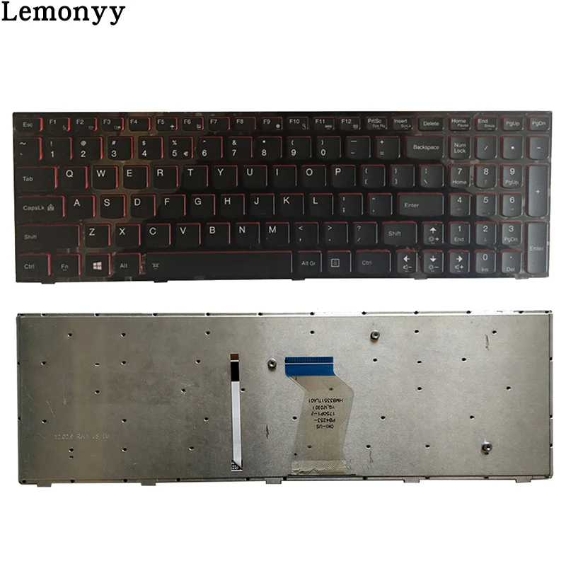 НОВЫЙ США клавиатура для ноутбука lenovo y590 Y500 Y510P английский Blacklight