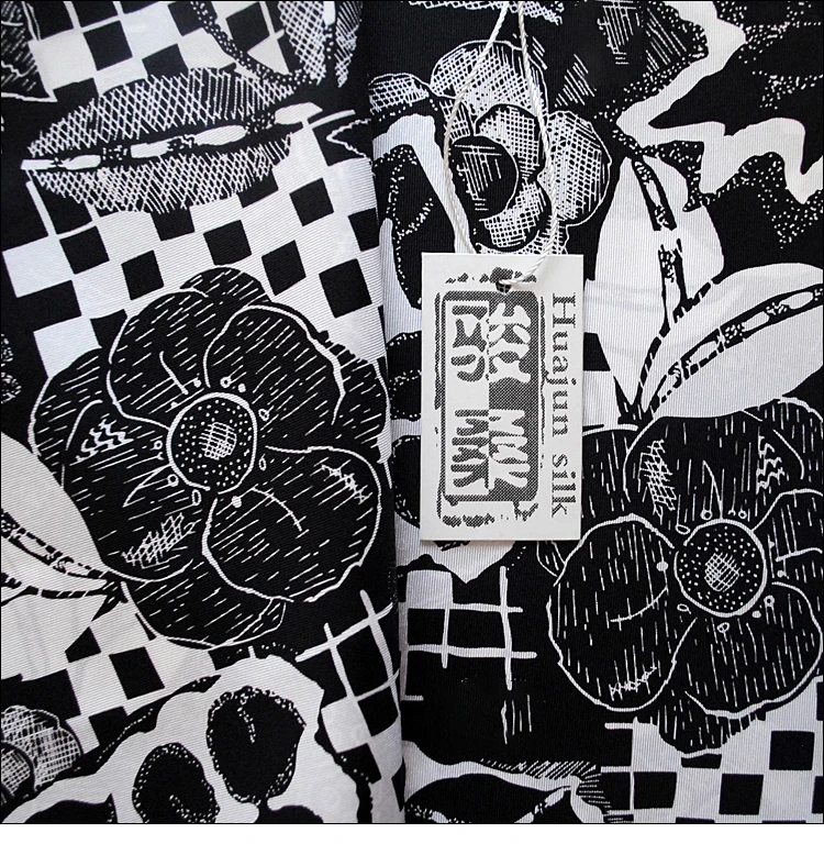 HuaJun 2 магазин | Универсальный классический цвет "листья и цветы" 90 квадратов саржевого шарфа с принтом Маленькая шаль ручной завивки