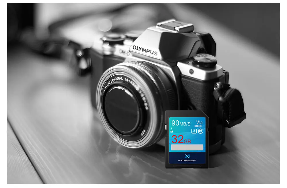 Moweek новая модель X56 SD высокоскоростная карта 16 Гб оперативной памяти, 32 Гб встроенной памяти SDHC 64 Гб 128 ГБ SDXC UHS-I слот для карт памяти Class10 флеш-карта для Камера