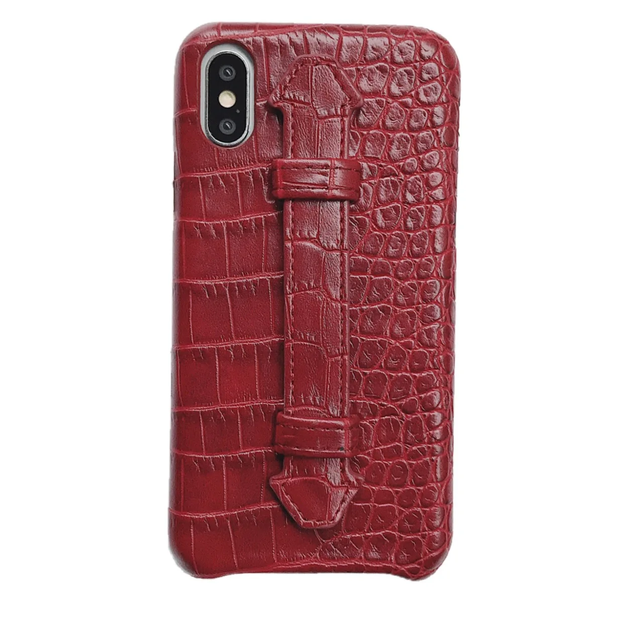 

For Apple 6 6S 7 8 Plus Anti-Fall Case For The Back Cover of the Crocodile Pattern Support of For iPhone X XS Max XRMobile Phone