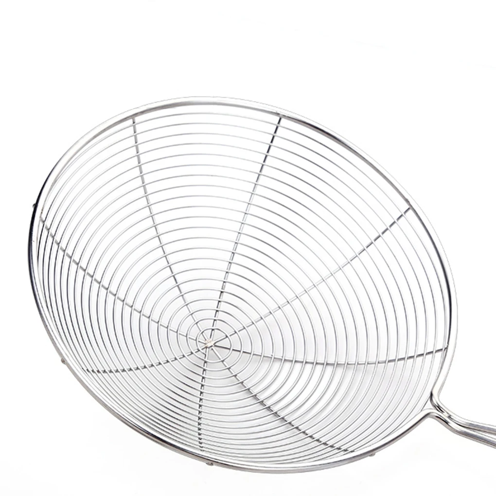 

Stainless Steel Food Oil Pot Strainer Ladle Kitchen Tools Oval Fine Mesh Skimmer Colanders 2019