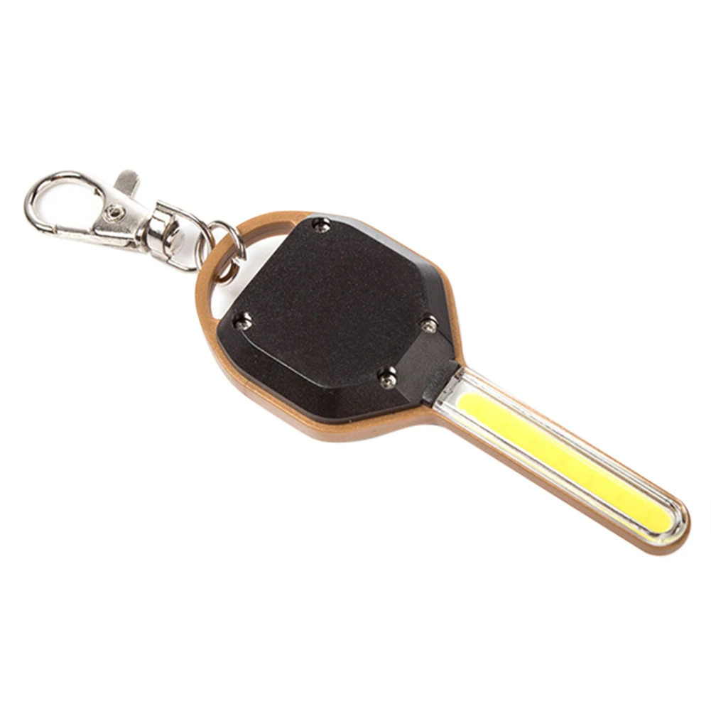 

High Mini LED Flashlight Light Mini Key Shape Keychain Lamp Torch Emergency Camping Light LG66