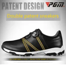 PGM обувь для гольфа спортивная обувь для отдыха обувь для гольфа мужская противоскользящая и воздухопроницаемая лакированная