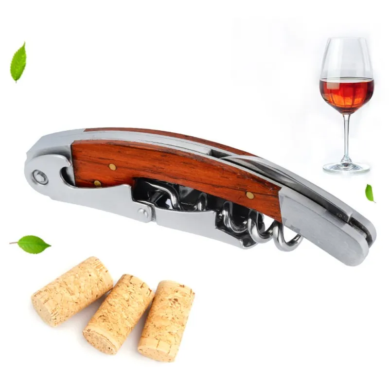 

Stainless Steel Wine Beer Bottle Opener Corkscrew Multifunction Portable Screw Corkscrew Wine Opener Kitchen Tools Accessories