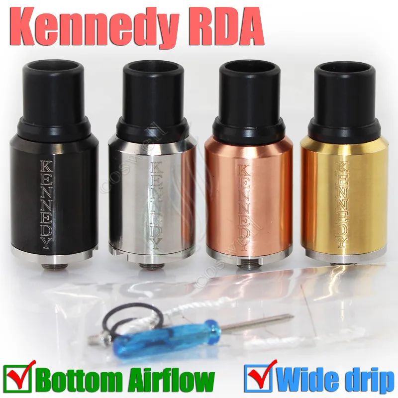 5pcs Kennedy RDA 4 colors Kennedy Atomizer Dual Direct Bottom Air Holes