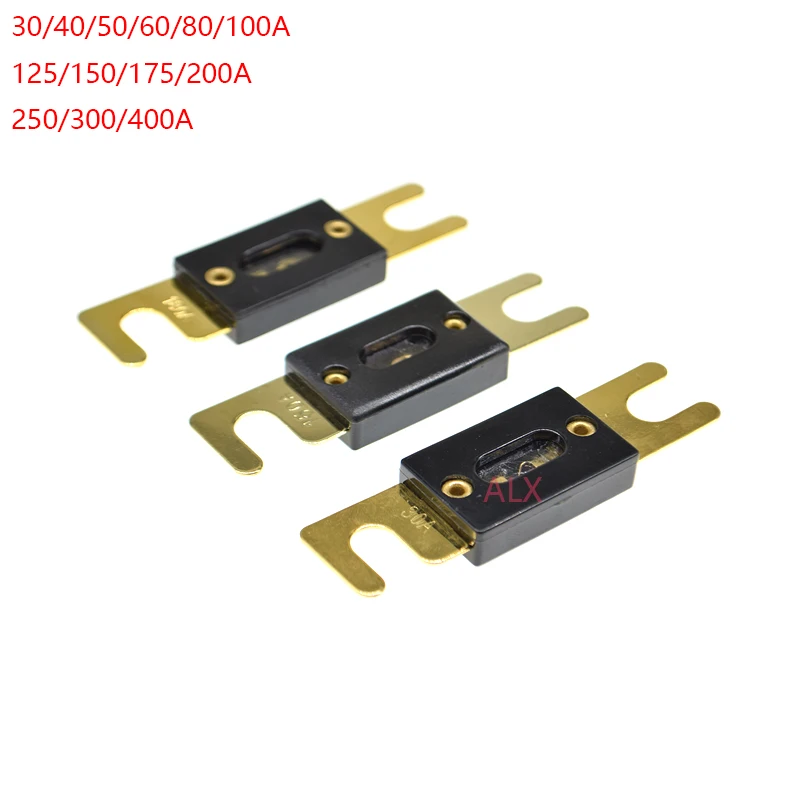 

2PCS ANL/AML Bolt-on Fuse/ Fusible Link Fuse/ Auto Fuse / Blade Fuse 30A 35A 40A 50A 60A 70A 80A 100A 125A 150A 250A 400A 500A