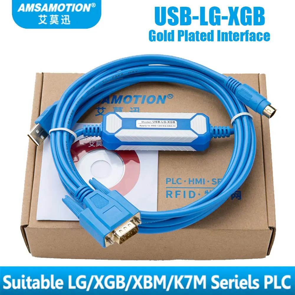 Подходит для LG LS XBC XBM K7M серии PLC Кабель для программирования USB-LG-XGB