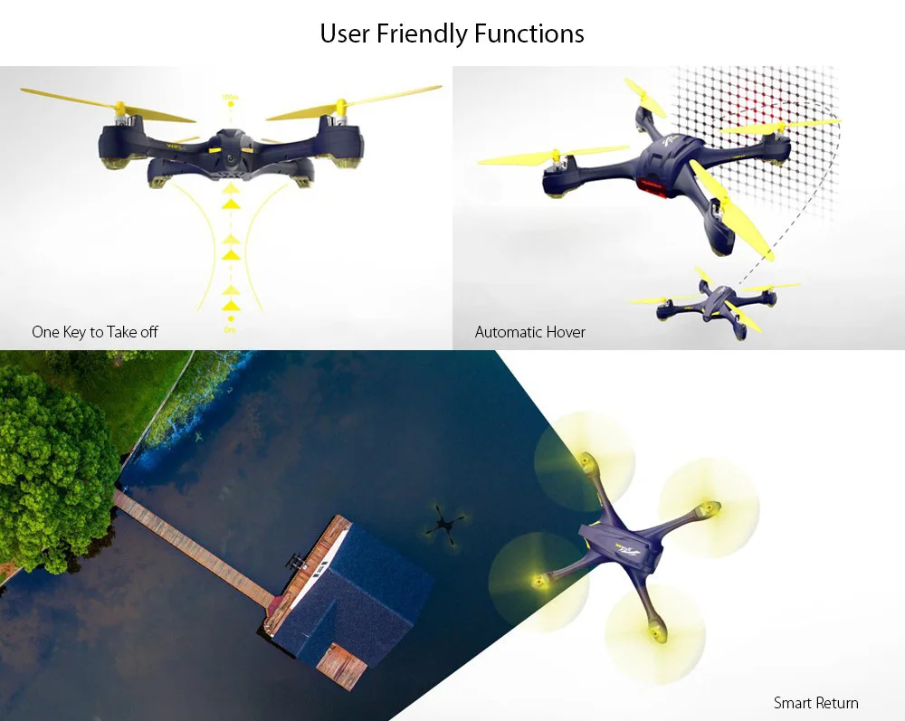 HUBSAN H507A X4 Star Pro gps Радиоуправляемый Дрон WiFi FPV 720P HD камера Дрон следуем за мной/режим орбиты Радиоуправляемый квадрокоптер BNF RTF гоночный Дрон