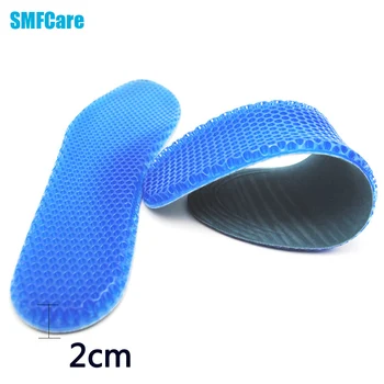 

1Pair Silicon Gel Insoles Foot Care Plantar Fasciitis Heel Spur Running Sport Insoles Shock Absorption Pads for Foot Massage Z00