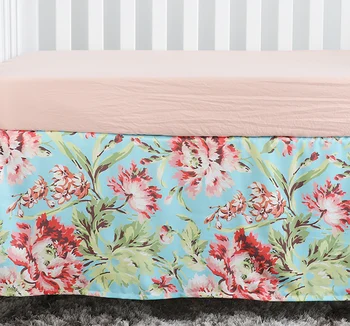 

Crib Bed Skirt Dust Ruffle for Baby Girls Boys Bedding Sets
