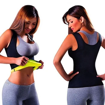

Women Breast Care Abdomen Fat Burning Fitness Vest Body Stretch Shapewear
