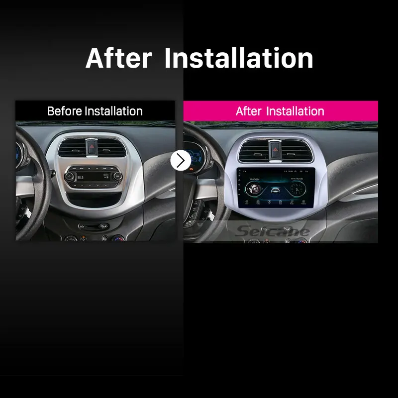 Seicane 9 дюймов Android 8 1 фотообои для chevy Chevrolet Daewoo Matiz/ Spark/ Baic/ Beat 2018 2019 авто