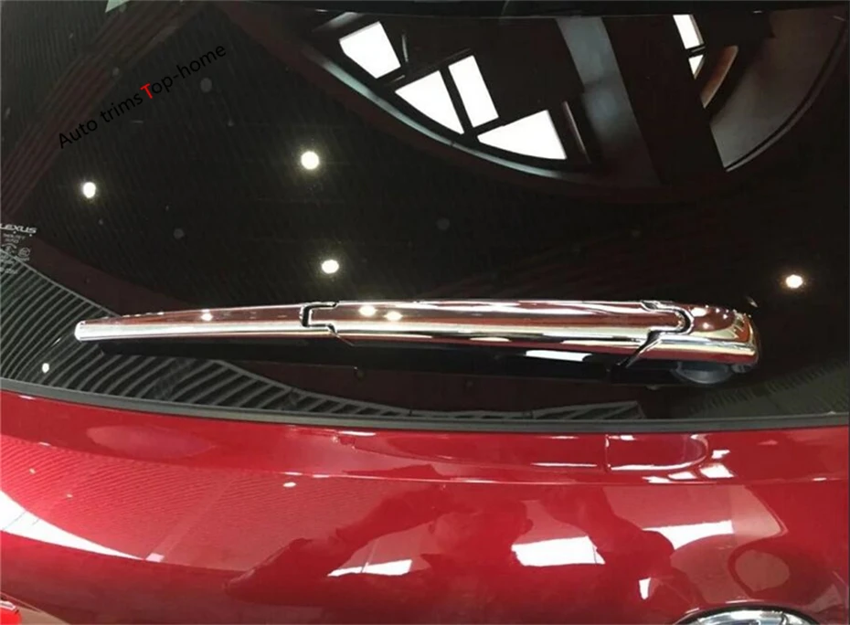

Yimaautotrims Rear Windshield Window Windscreen Rain Wiper Cover Trim Fit For LEXUS NX NX200T NX300H 2015 2016 2017 Chrome