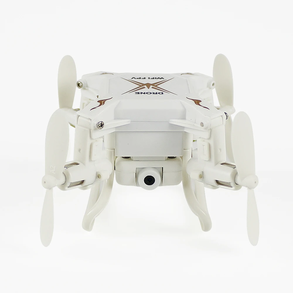 SBEGO 127W Wifi FPV Mini Remote Control Quadcopter 2.4G 4CH 6-Axis Gyro RTF Foldable RC Drone 3D-Flip Headles with 0.3MP Camera