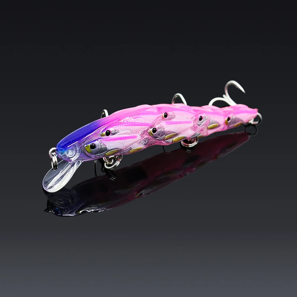 Tuya Wobbler Fishing Lure Minnow Jerkbait Baitball Artificial Fish