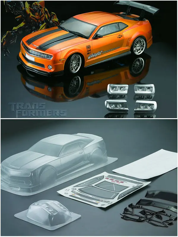Автомобильный ПК прозрачный корпус 190 мм cchershutter Camaro Drift Flat YOKOMO HPI 1/10 RC OnRoad Race fouring