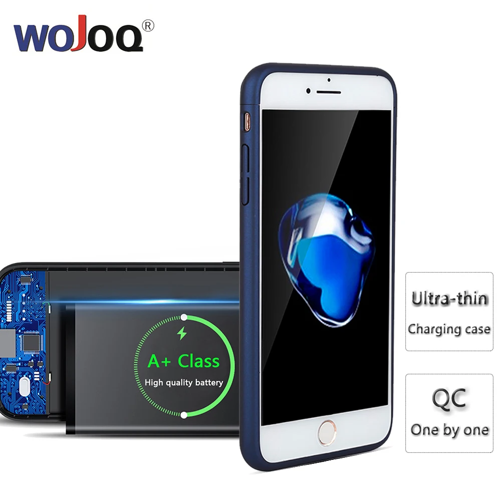 Battery Charging Cases for iPhone 6 6s Plus Ultra Slim Power Bank Case External Pack Backup Charger cases 2500/3000mAh